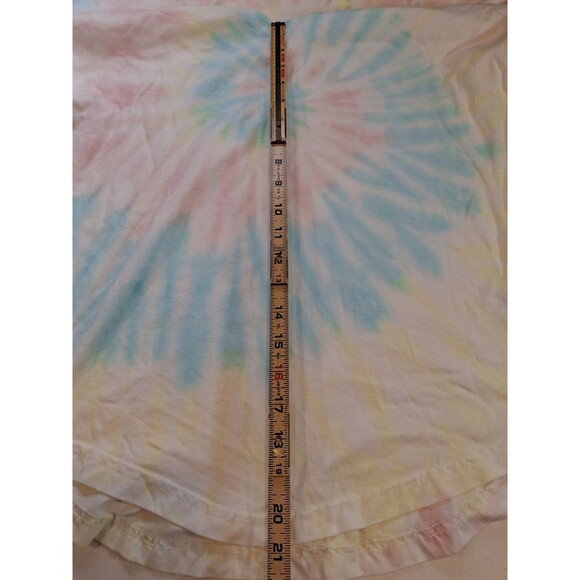 Spirit Jersey Blank Tie Dye VNeck Long Sleeve Pullover Shirt Women's Size XS - Picture 7 of 9